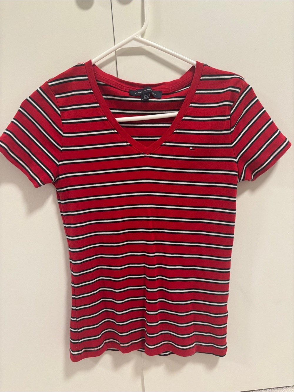 Tommy Hilfiger Striped Tee, Small Women's